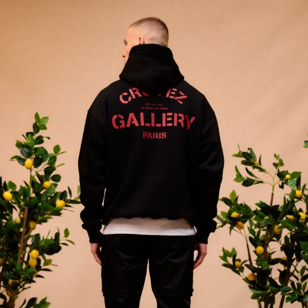 Croyez Gallery Hoodie Zwart