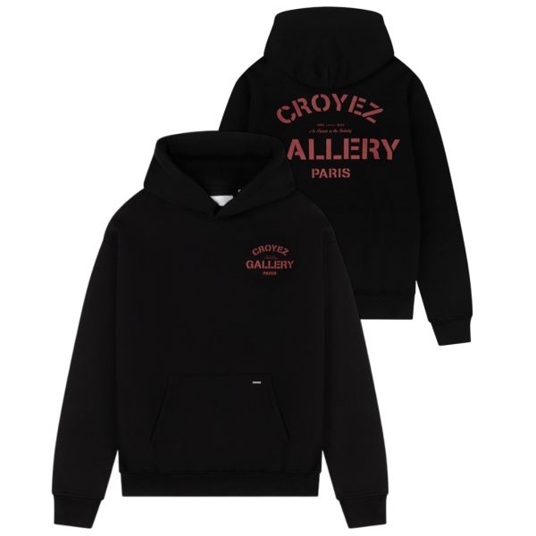 Croyez Gallery Hoodie Zwart