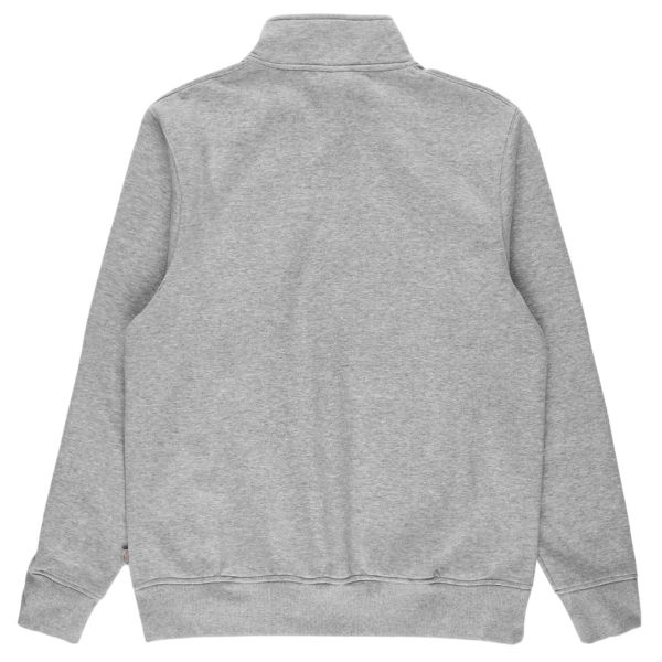 Dickies Oakport Quarter Zip Sweater Grijs