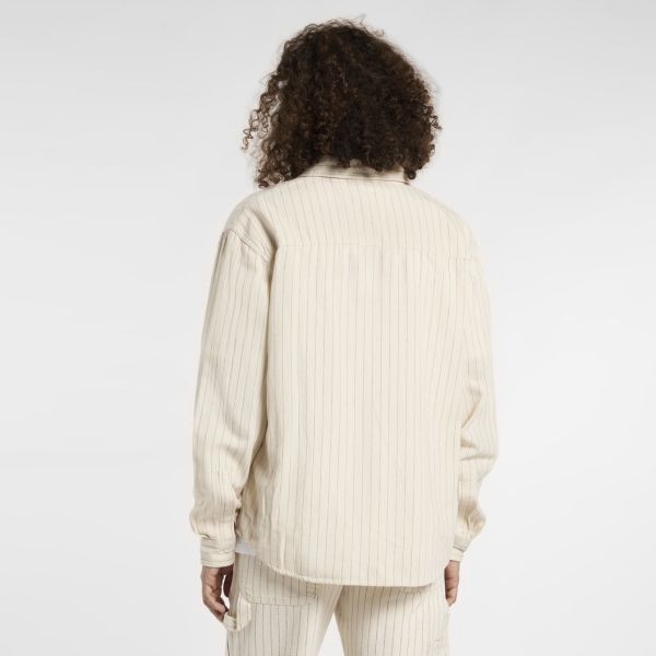 Dickies Service Stripe Overhemd Off White