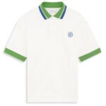 Drôle De Monsieur Pique Tresse Polo Off White