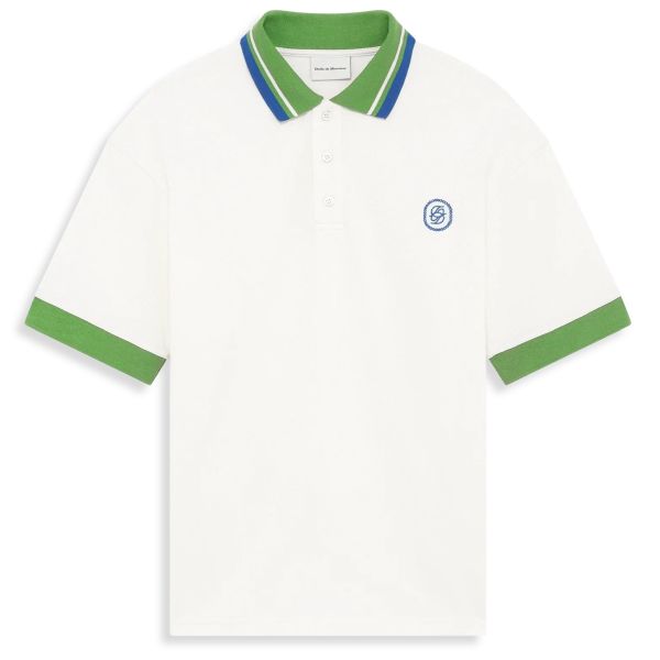 Drôle De Monsieur Pique Tresse Polo Off White
