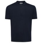 Gentiluomo Zip Polo Navy