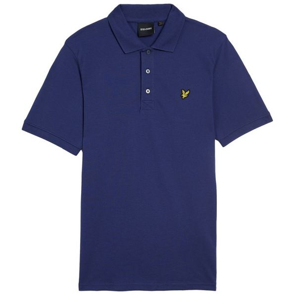 Lyle & Scott Plain Polo Donker Blauw