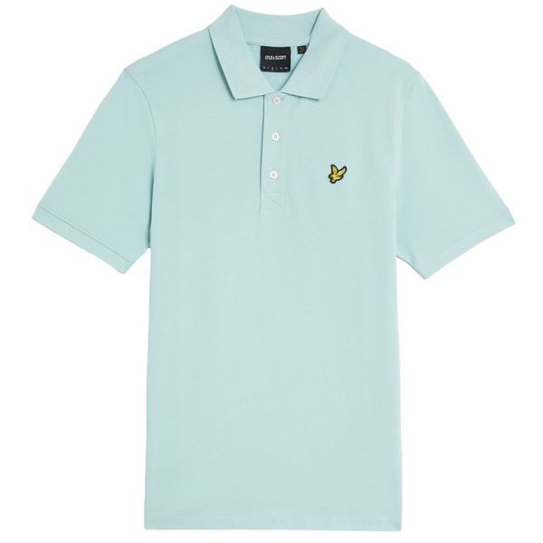 Lyle & Scott Plain Polo Licht Blauw