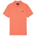 Lyle & Scott Plain Polo Peach