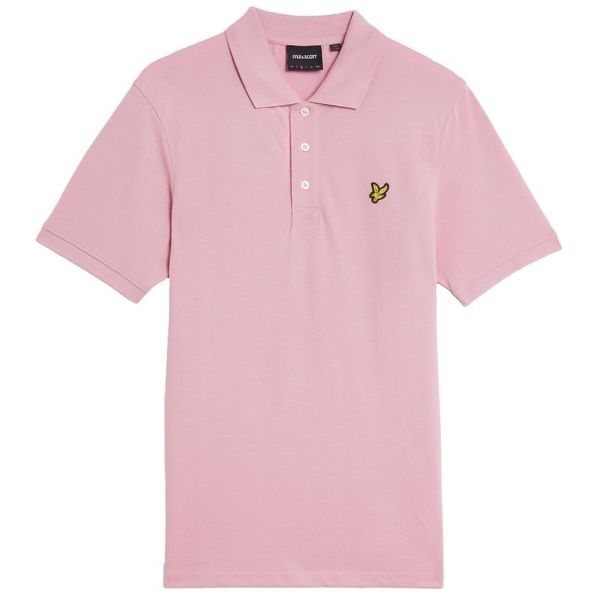 Lyle & Scott Plain Polo Roze