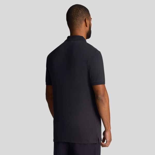 Lyle & Scott Slub Polo Navy