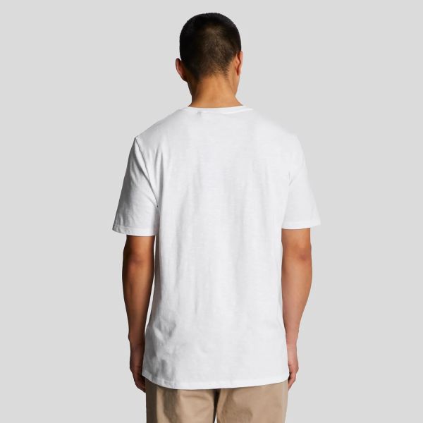 Lyle & Scott Slub T-shirt Wit