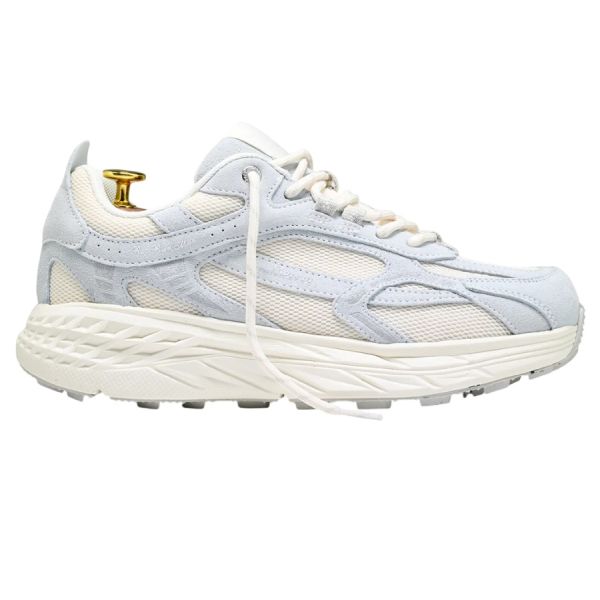 Mercer Amsterdam The Re-Run MAX Suede Sneaker Licht Blauw