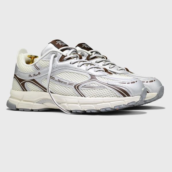 Mercer Amsterdam The Re-Run Speed Sneaker Wit/Bruin