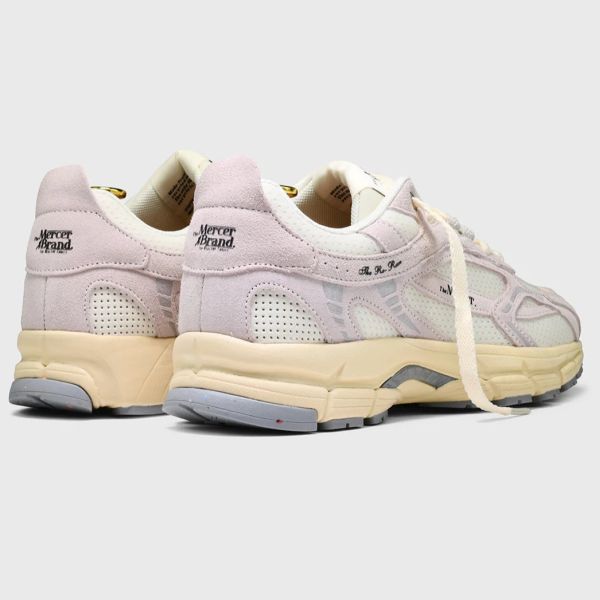 Mercer Amsterdam The Re-Run Vintage Suede Sneaker Roze/Off White