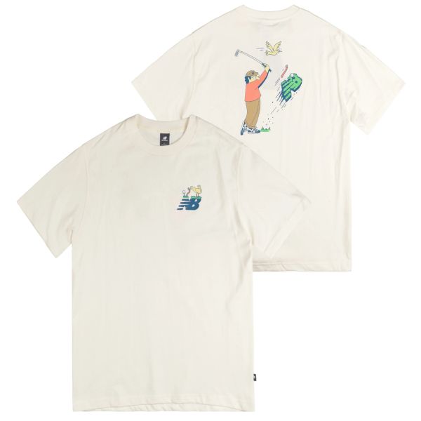New Balance Athletics Golf Cartoon T-shirt Off White