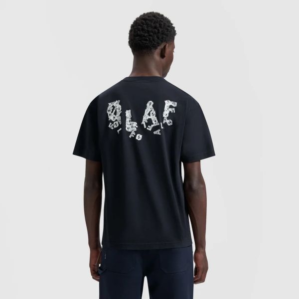 Olaf Ink Logo T-shirt Zwart