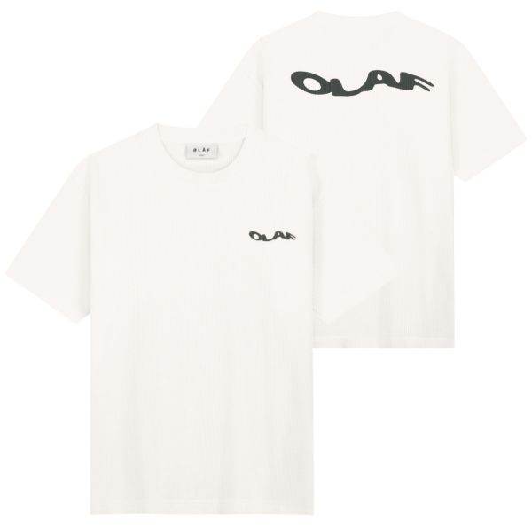 Olaf Wavy Drift Waffle T-shirt Off White