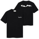 Olaf Wavy Drift Waffle T-shirt Zwart