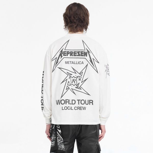 Represent Metallica 40 Year Anniversary Longsleeve T-shirt Wit