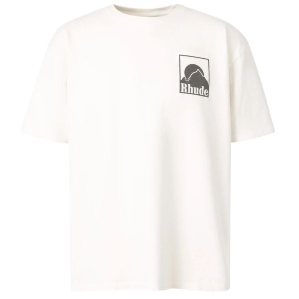 Rhude Moonlight Badge T-shirt Off White