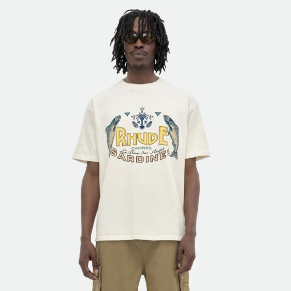 Rhude Sardines T-shirt Off White
