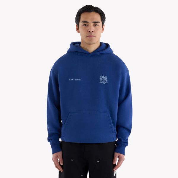 Saint Blanc Crest Hoodie Blauw