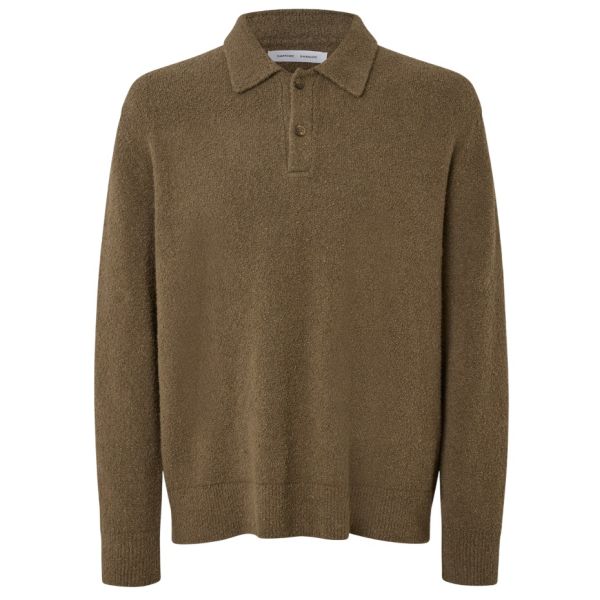 Samsøe Samsøe Sanino Polo Donker Groen