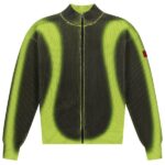 The New Originals Fisherman Rib Knit Vest Groen/Zwart