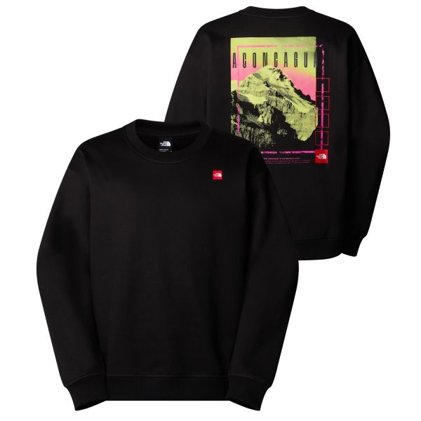 The North Face Axys Oversized Sweater Zwart