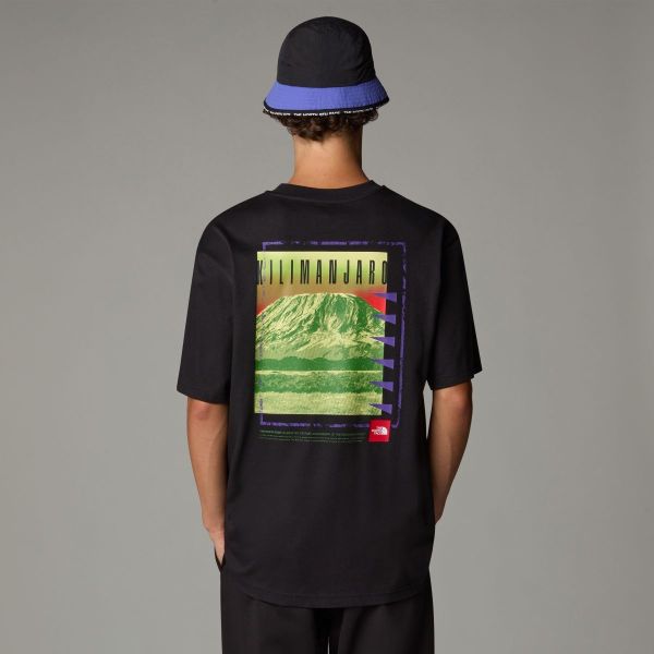 The North Face Axys Oversized T-shirt Zwart