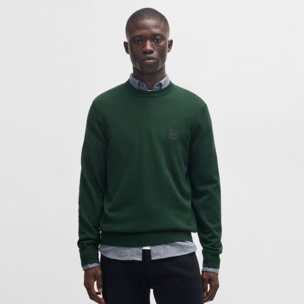 Boss Kanovano Sweater Donker Groen