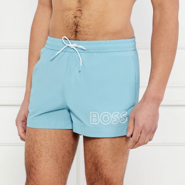 Boss Mooneye Zwembroek Licht Blauw