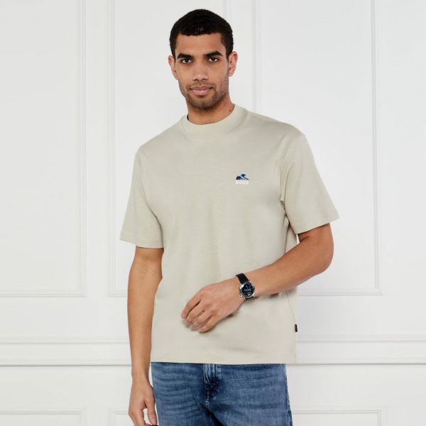 Boss Numbers T-shirt Beige