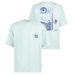 Boss Numbers T-shirt Licht Blauw