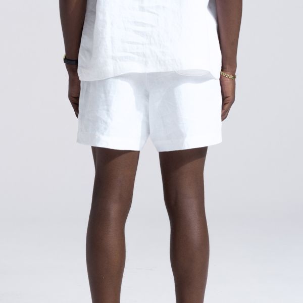 Bram's Fruit Garden Hose Linen Korte Broek Wit
