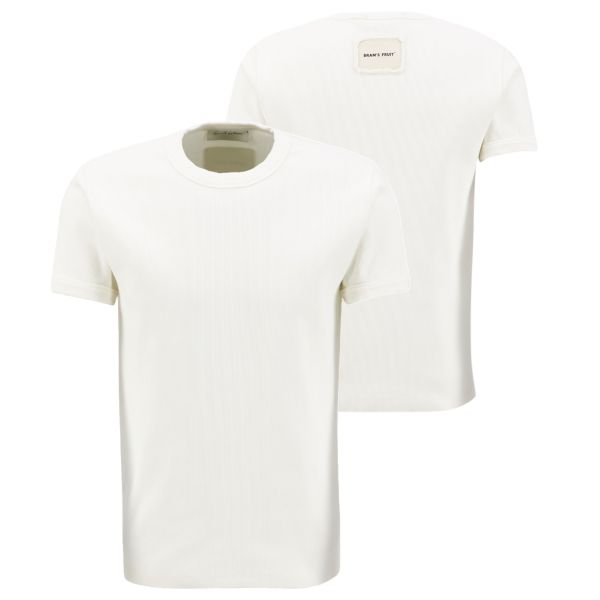 Bram’s Fruit Heavy Rib T-shirt Wit