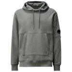 CP Company Diagonal Raised Fleece Lens Hoodie Blauw