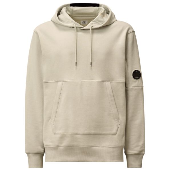 CP Company Diagonal Raised Fleece Lens Hoodie Mint