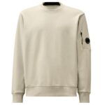 CP Company Diagonal Raised Fleece Lens Sweater Mint
