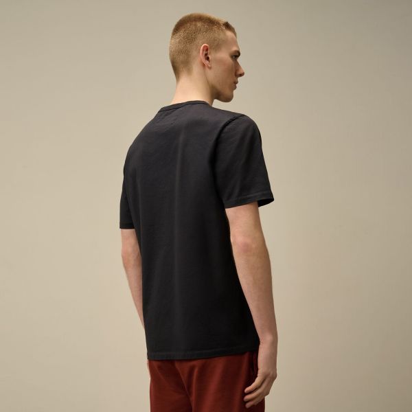 CP Company Mercerized Twisted Embroidery T-shirt Navy
