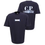 CP Company Printed Logo Back T-shirt Navy