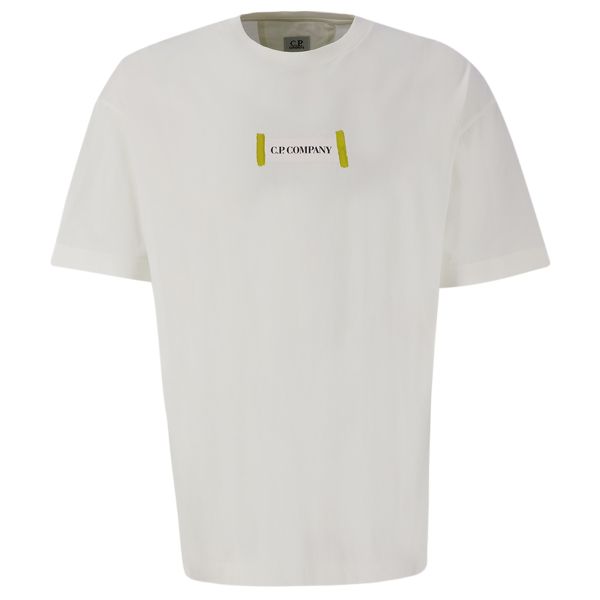 CP Company Printed Logo Back T-shirt Off White