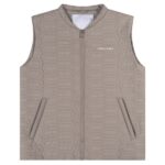 Croyez Gallery Quilted Vest Beige