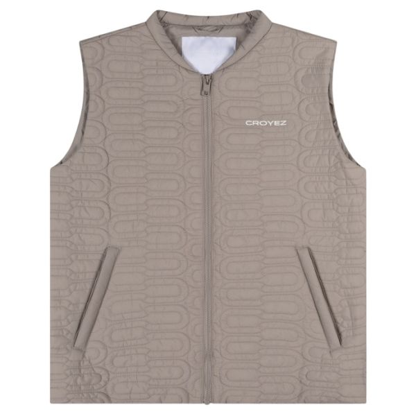 Croyez Gallery Quilted Vest Beige