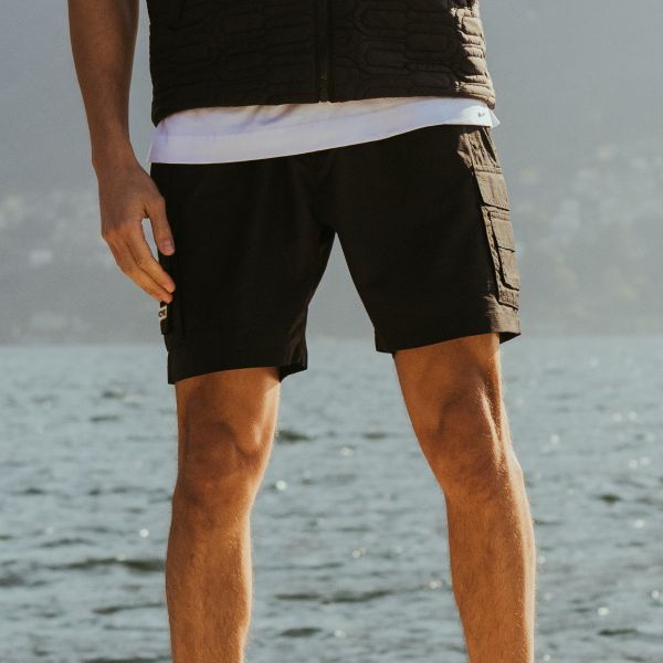 Croyez Parachute Ripstop Korte Broek Zwart