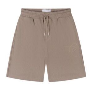 Croyez Ribbed Korte Broek Beige