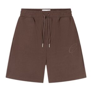 Croyez Ribbed Korte Broek Bruin