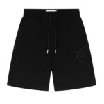 Croyez Ribbed Korte Broek Zwart
