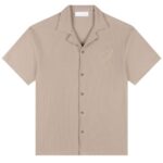 Croyez Ribbed Overhemd Beige