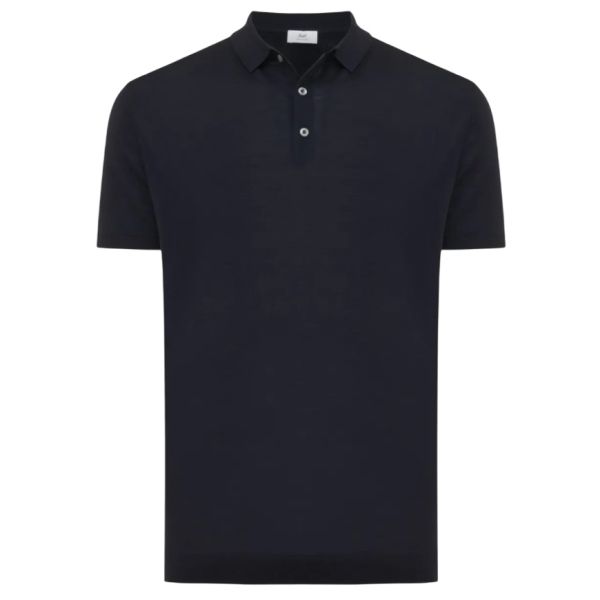 Gentiluomo Merino Polo Navy