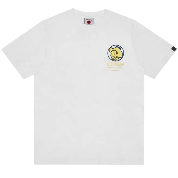 Icecream Cowboy T-shirt Wit