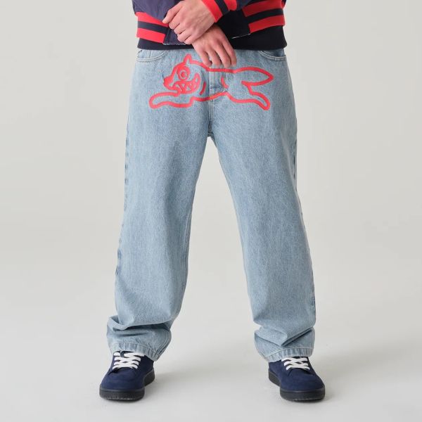 Icecream Running Dog Jeans Licht Blauw